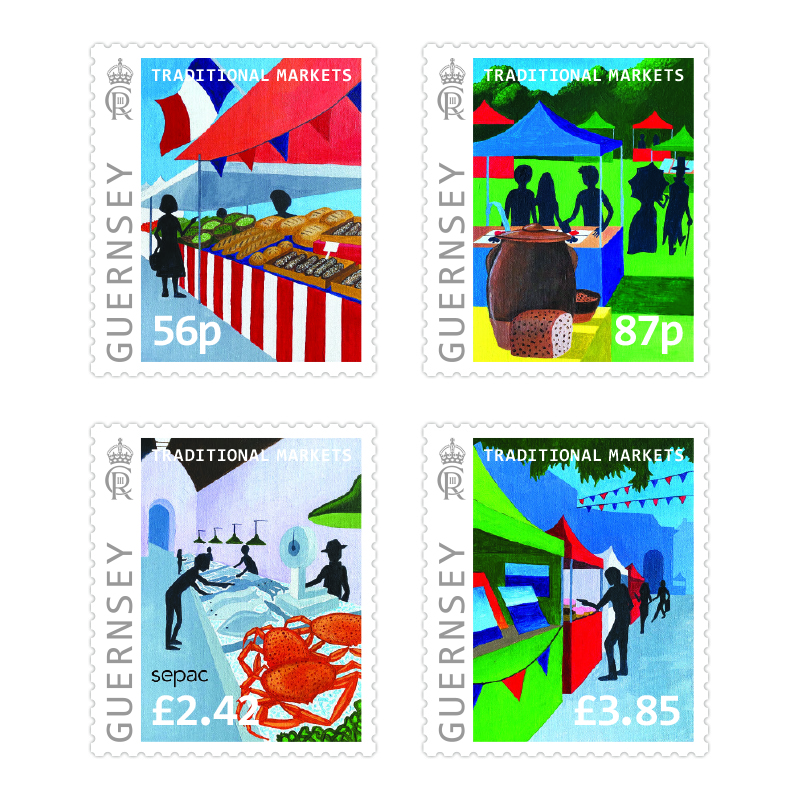 Set of 4 Stamps